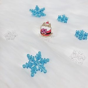 🎉3/$30 Santa Cat Christmas Enamel Pin Robot Dance Battle